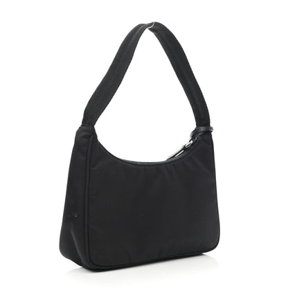 Prada Tessuto Nylon Mini Re-Edition 2000 Bag Black 3 of 10