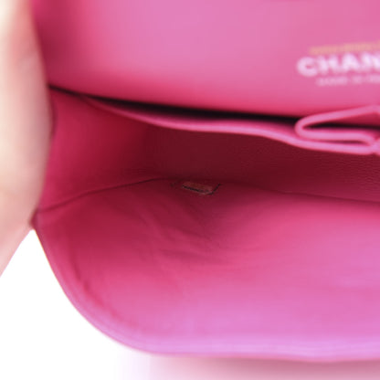 Chanel Iridescent Caviar Quilted Medium Double Flap Pink 5 of 12