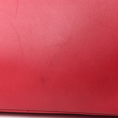 Christian Dior Smooth Calfskin Medium Diorissimo Tote Red 13 of 19