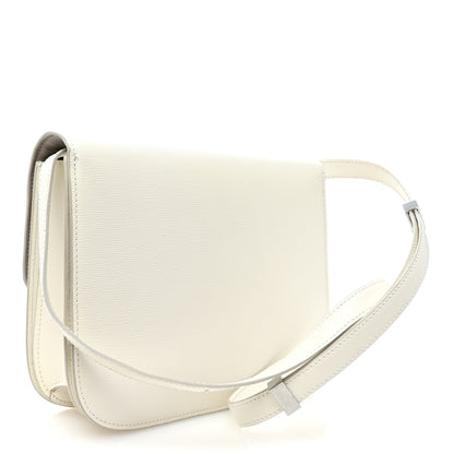 Celine Liege Calfskin Medium Classic Box Flap Bag White 3 of 11