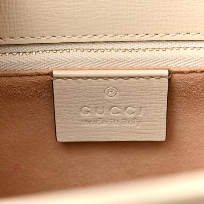 Gucci Azalea Calfskin Horsebit 1955 Shoulder Bag Mystic White 6 of 12