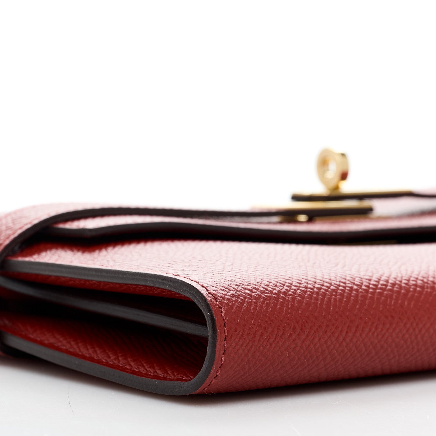 Hermes Epsom Kelly Longue Wallet Rouge Grenat 11 of 13