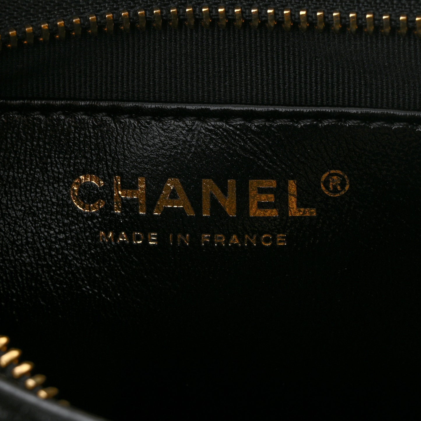 Shiny Crumpled Lambskin Quilted Small CC Funky Town Hobo Black