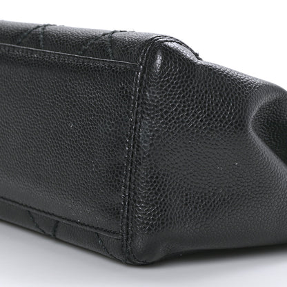Chanel Caviar Quilted Jumbo Single Flap Bag Black 9 of 10