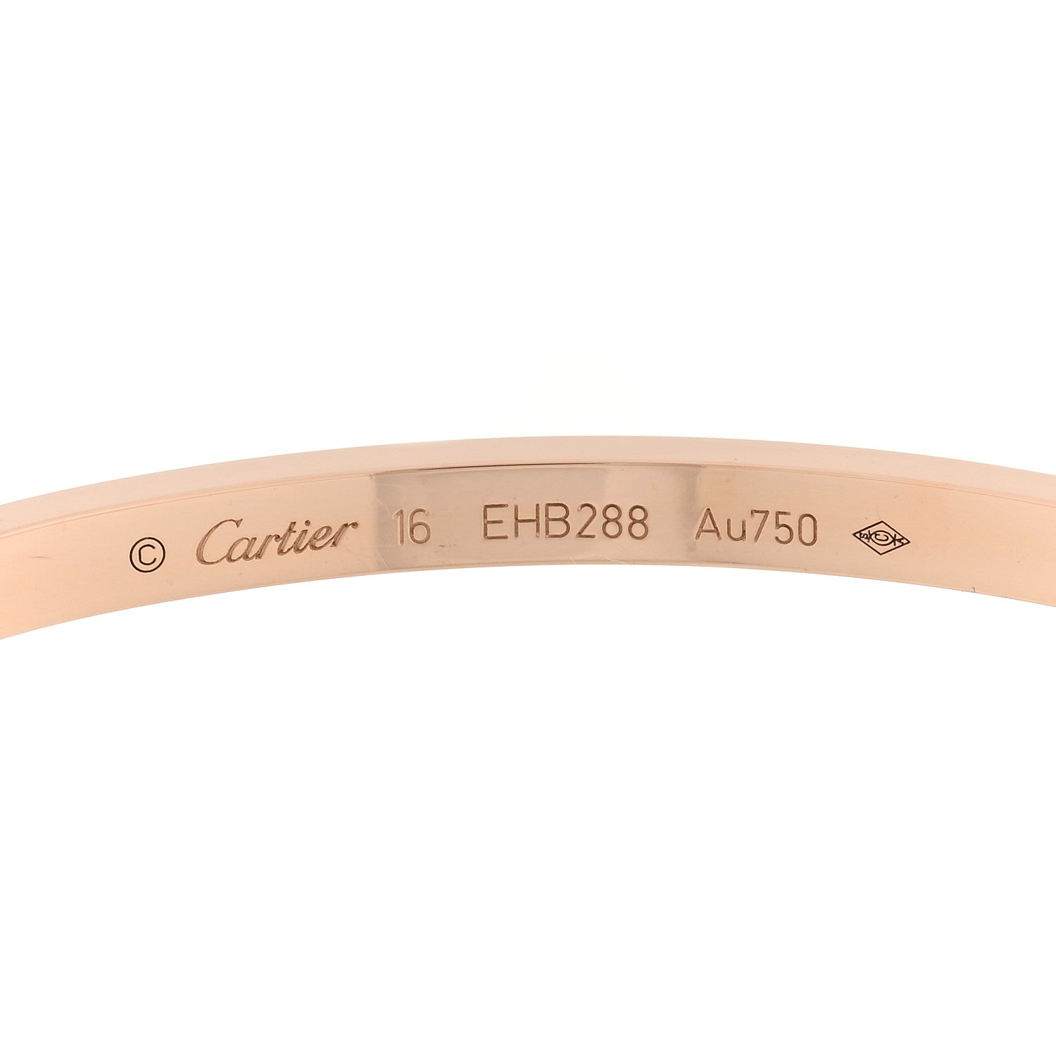 Cartier 18K Pink Gold Small LOVE Bracelet 16 3 of 5