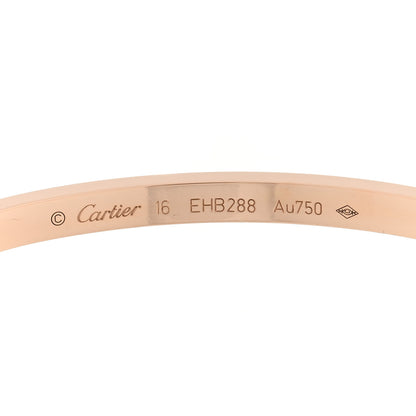 Cartier 18K Pink Gold Small LOVE Bracelet 16 3 of 5