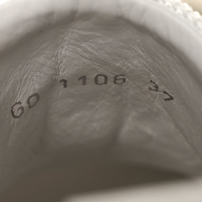 Louis Vuitton Calfskin Mesh Run Away Sneakers 37.5 White 10 of 12