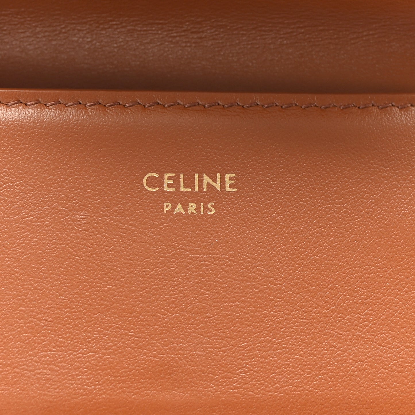 Canvas Triomphe Compact Triomphe Wallet With Coin Purse Tan