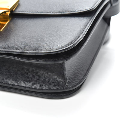 Celine Liege Calfskin Medium Classic Box Flap Bag Liquorice 8 of 8