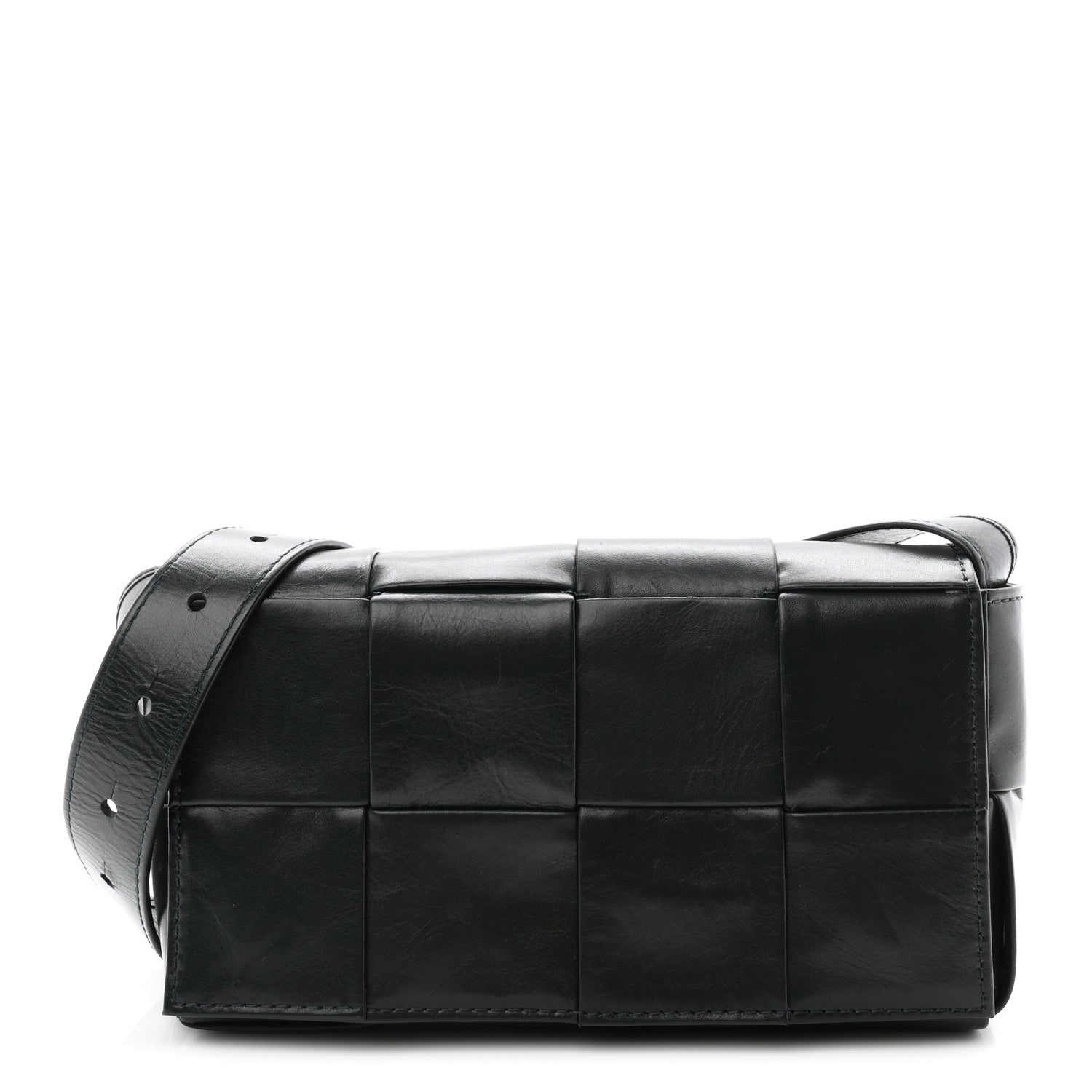 Bottega Veneta Paper Calfskin Intreccio Cassette Belt Bag Camping 1 of 11