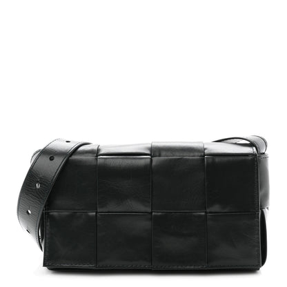 Bottega Veneta Paper Calfskin Intreccio Cassette Belt Bag Camping 1 of 11