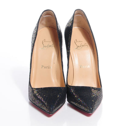 Christian Louboutin Pigalle 120 Spotlight Pumps 35 Blue Khol 2 of 7
