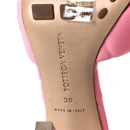 Bottega Veneta Nappa Quilted Rubber Lido Mule Sandals 39 Blossom 8 of 8