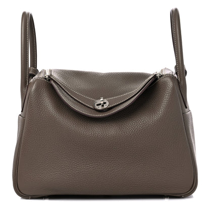 Hermes Taurillon Clemence Lindy 30 Etoupe 1 of 14
