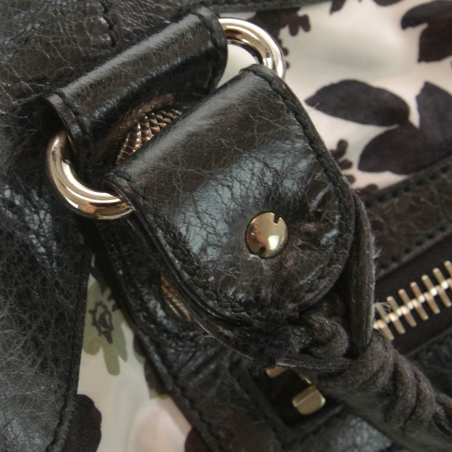 Balenciaga Agneau Floral Giant City Black 5 of 10