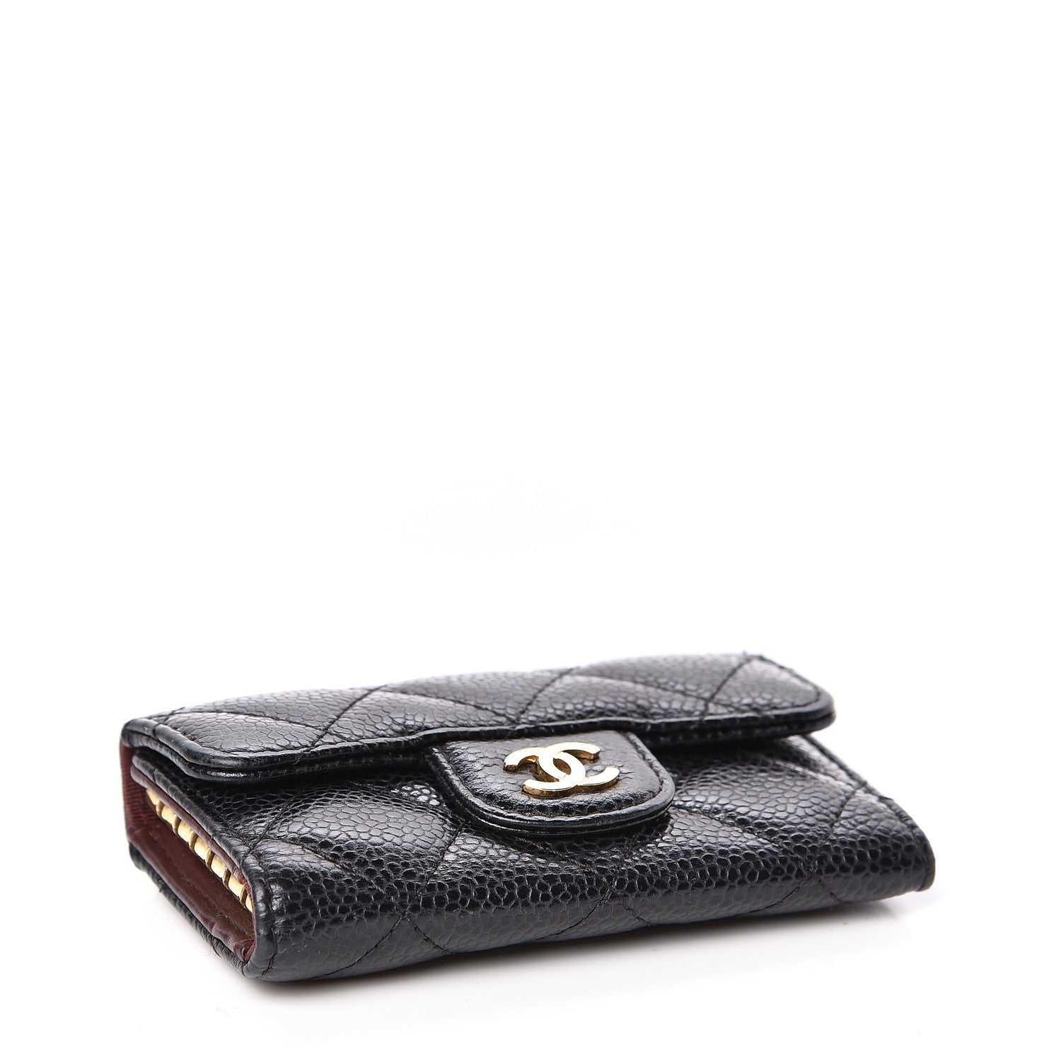 Chanel Caviar Quilted 6 Key Holder Black 4 of 10