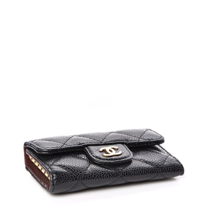 Chanel Caviar Quilted 6 Key Holder Black 4 of 10