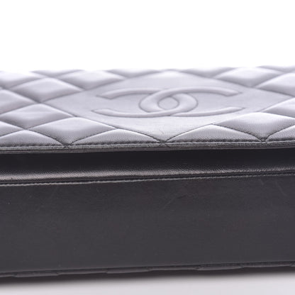 Chanel Lambskin Quilted Medium Diamond CC Flap Black 11 of 18