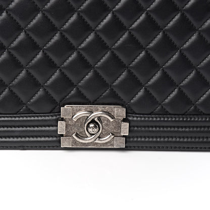 Chanel Lambskin Quilted New Medium Boy Flap Black 16 of 16