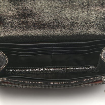 Stella McCartney Shaggy Deer Falabella Crossbody Wallet On Chain Black 5 of 11
