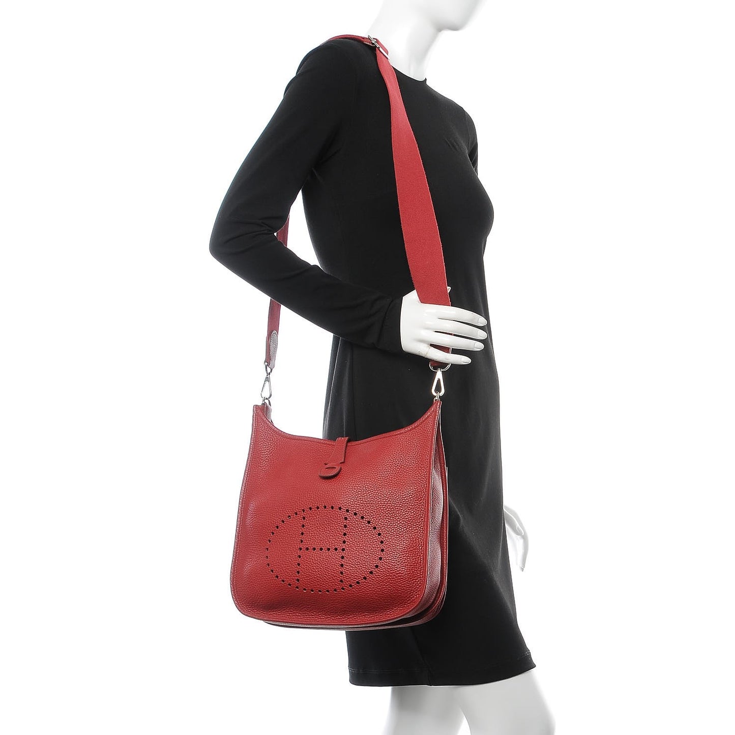 Taurillon Clemence Evelyne III PM Rouge Garance
