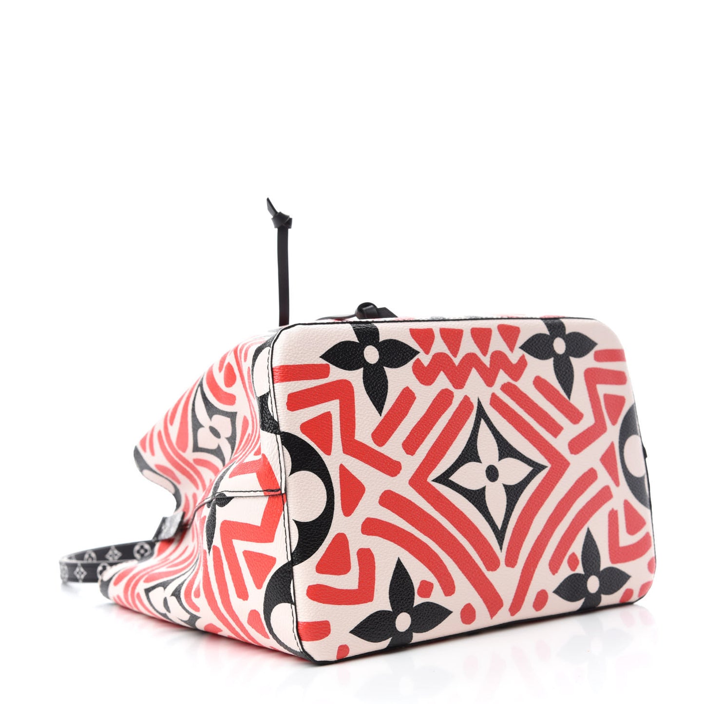 Monogram Giant Crafty NeoNoe MM Creme Rouge Black