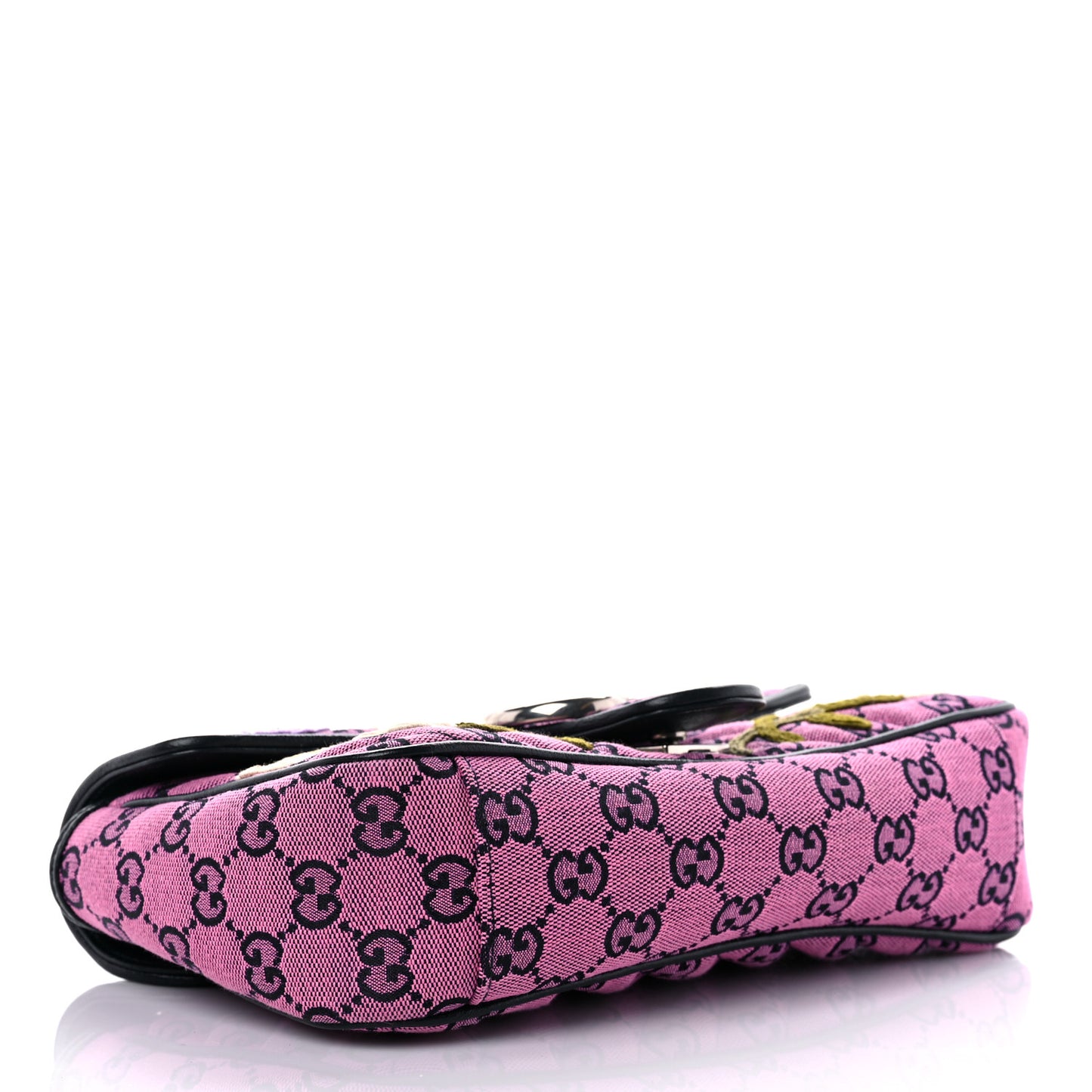 Monogram Multicolor Matelasse Diagonal Floral Embroidered Small GG Marmont Shoulder Bag Pink Blue Ivory Green Lilac