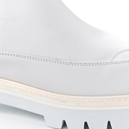 Louis Vuitton Calfskin Monogram Embossed Neoprene Mens Landscape Ankle Boots 9.5 White 11 of 16