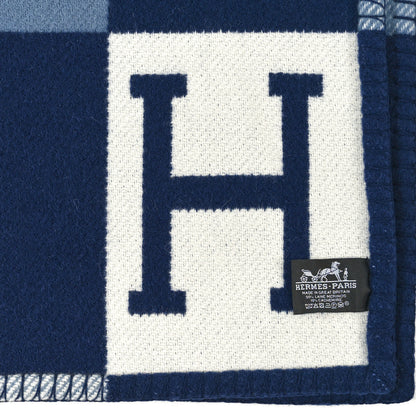 Hermes Wool Cashmere Avalon III Blanket Ecru Caban 3 of 3