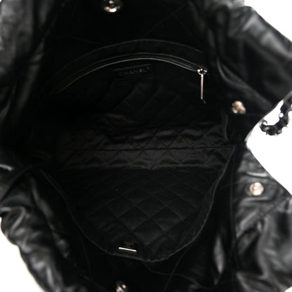 Chanel Shiny Calfskin Quilted Small Chanel 22 So Black 6 of 13