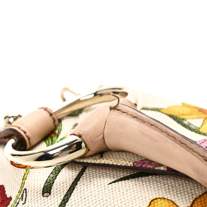 Gucci Canvas Flora Floral Horsebit Clutch 12 of 12