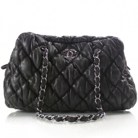Leather Large Bubble Quilt Bowler