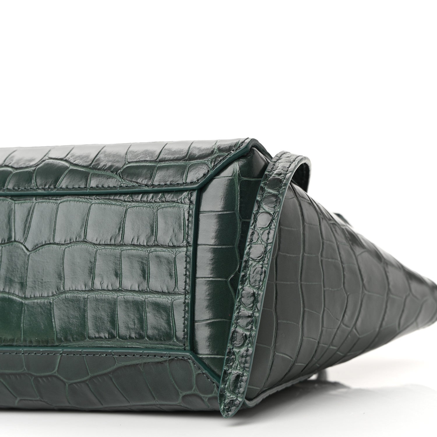Celine Calfskin Crocodile Embossed Nano Belt Bag Amazone 10 of 10