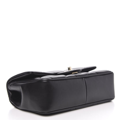 Chanel Lambskin Quilted Small Easy Carry Flap Black 4 of 12