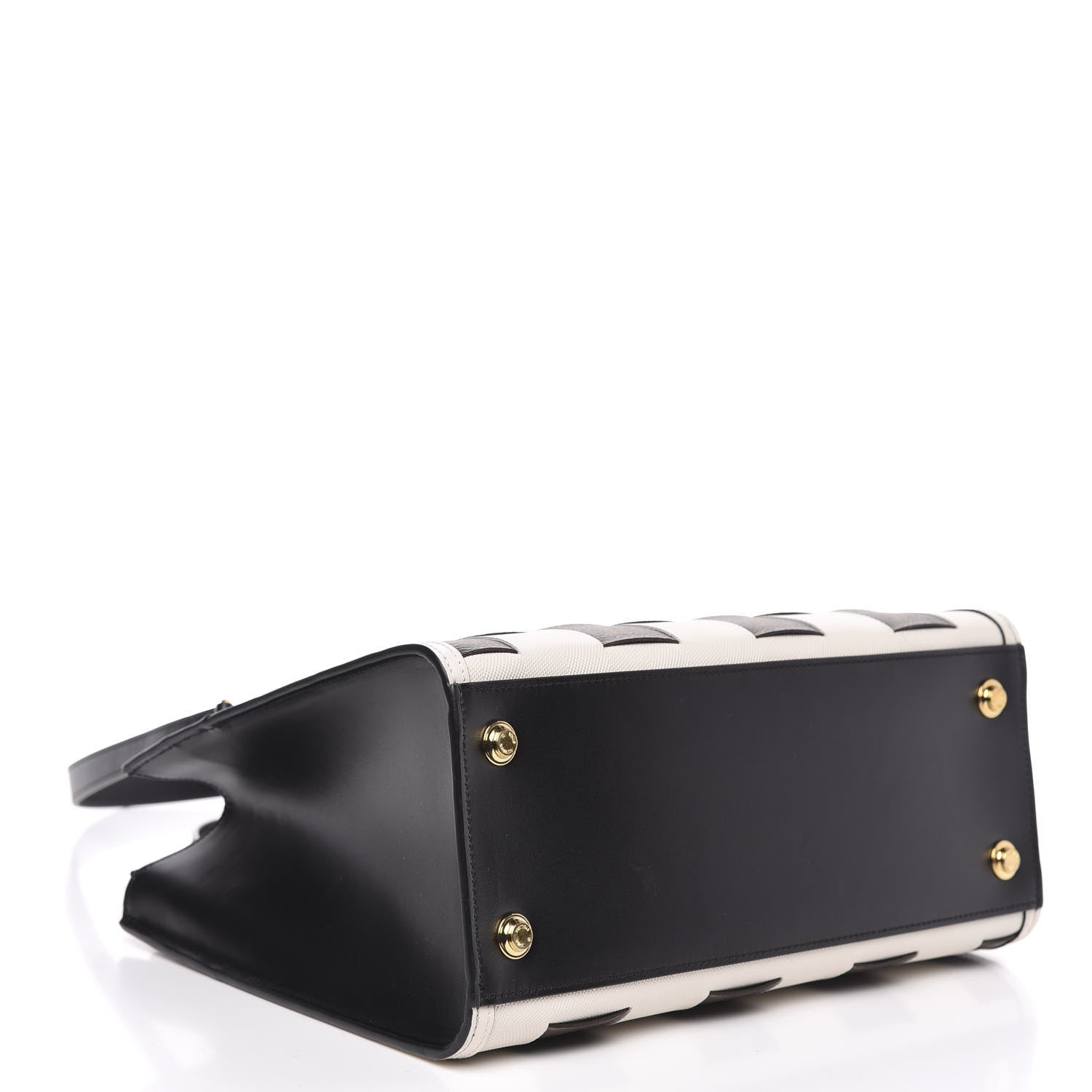 Louis Vuitton Calfskin Monogram Damier Tressage City Steamer MM Creme 4 of 9