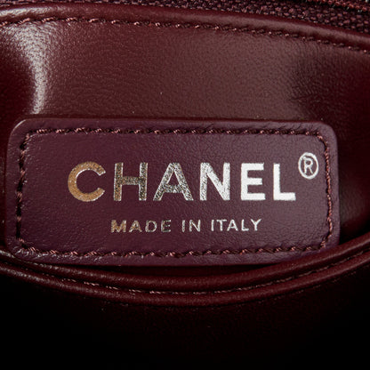 Chanel Caviar Chevron Quilted Extra Mini Coco Handle Flap So Black 7 of 12