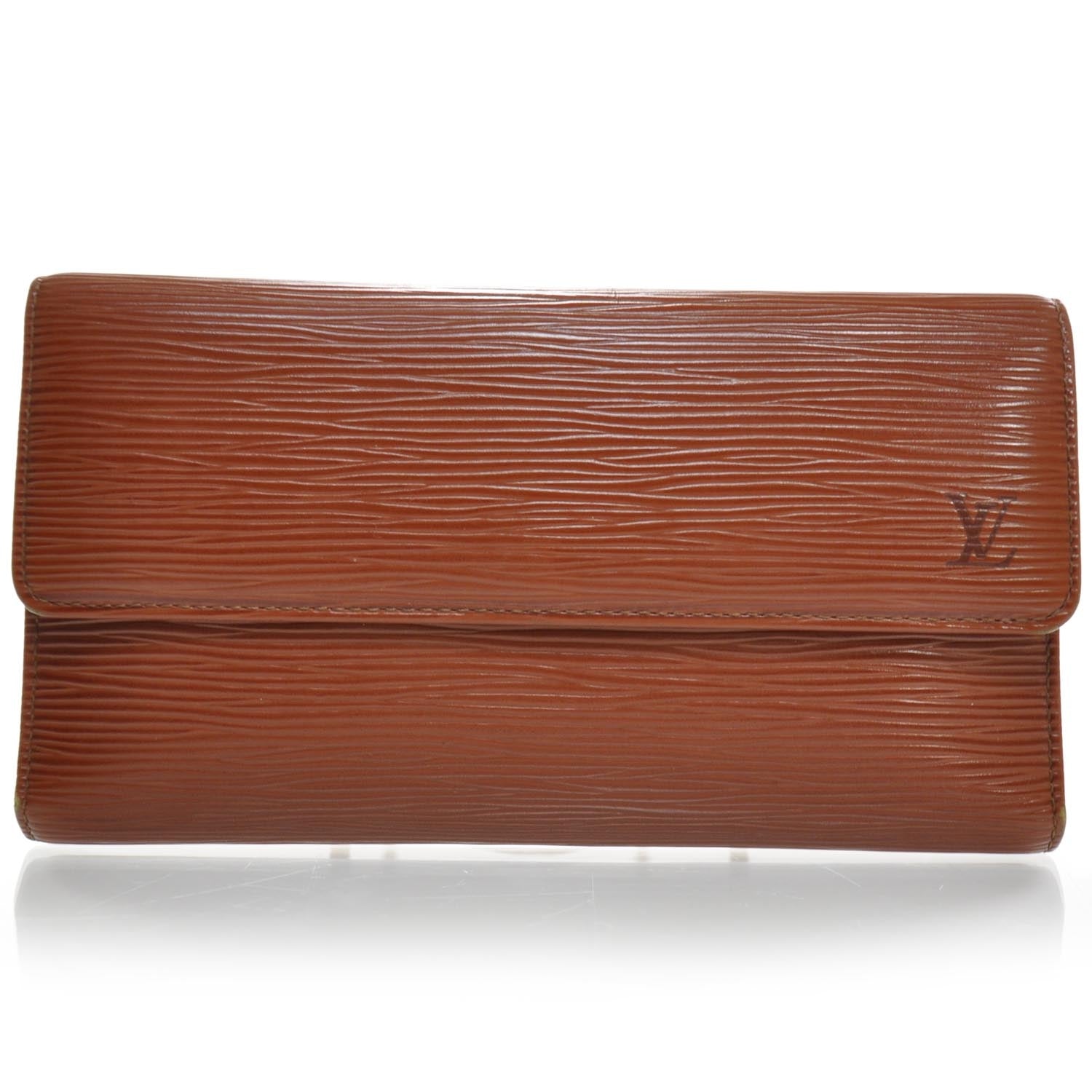 Louis Vuitton Epi Porte Tresor International Wallet Fawn 1 of 8