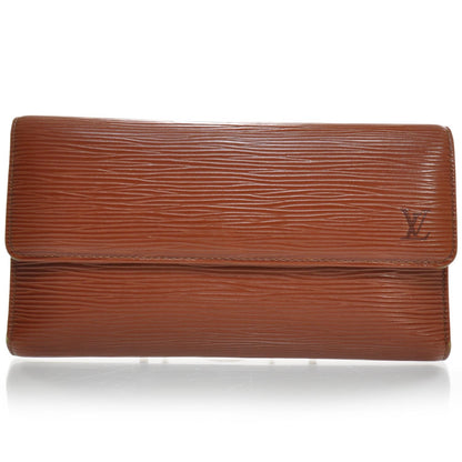 Louis Vuitton Epi Porte Tresor International Wallet Fawn 1 of 8