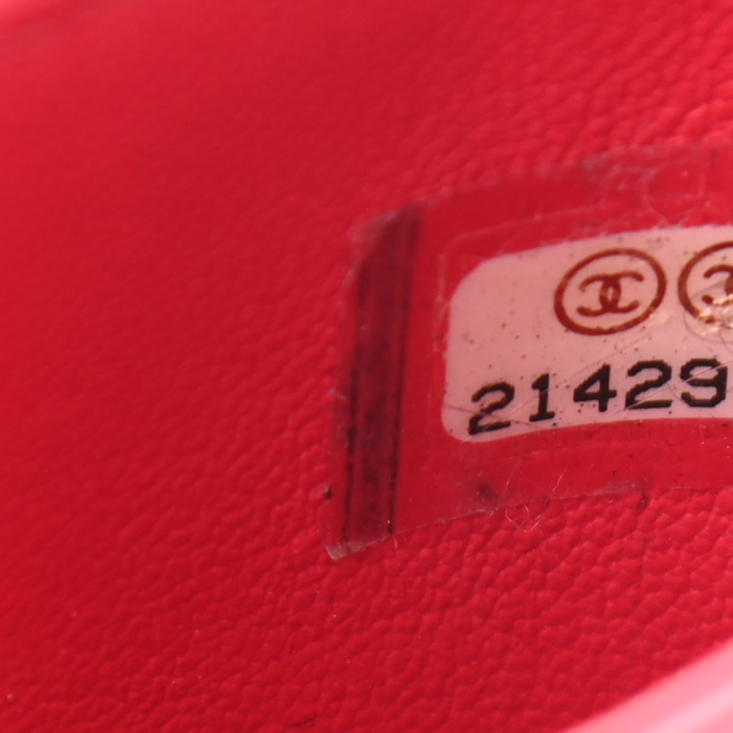 Chanel Lambskin Chain Around Phone Holder Red 7 of 10