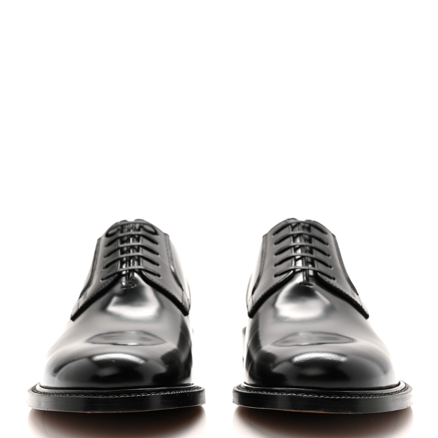 Christian Dior Calfskin Mens Derby Shoes 42 Black 2 of 10
