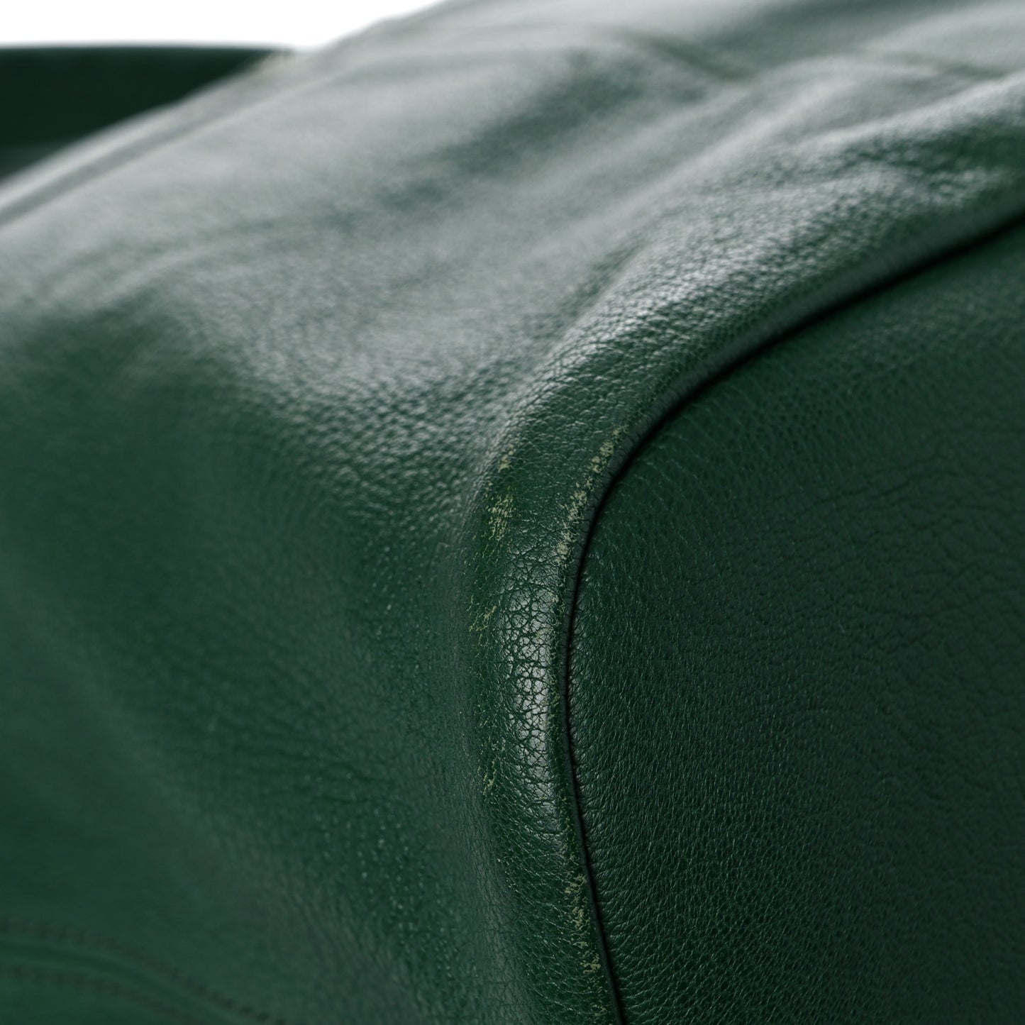 Grained Calfskin North South Nightingale Green