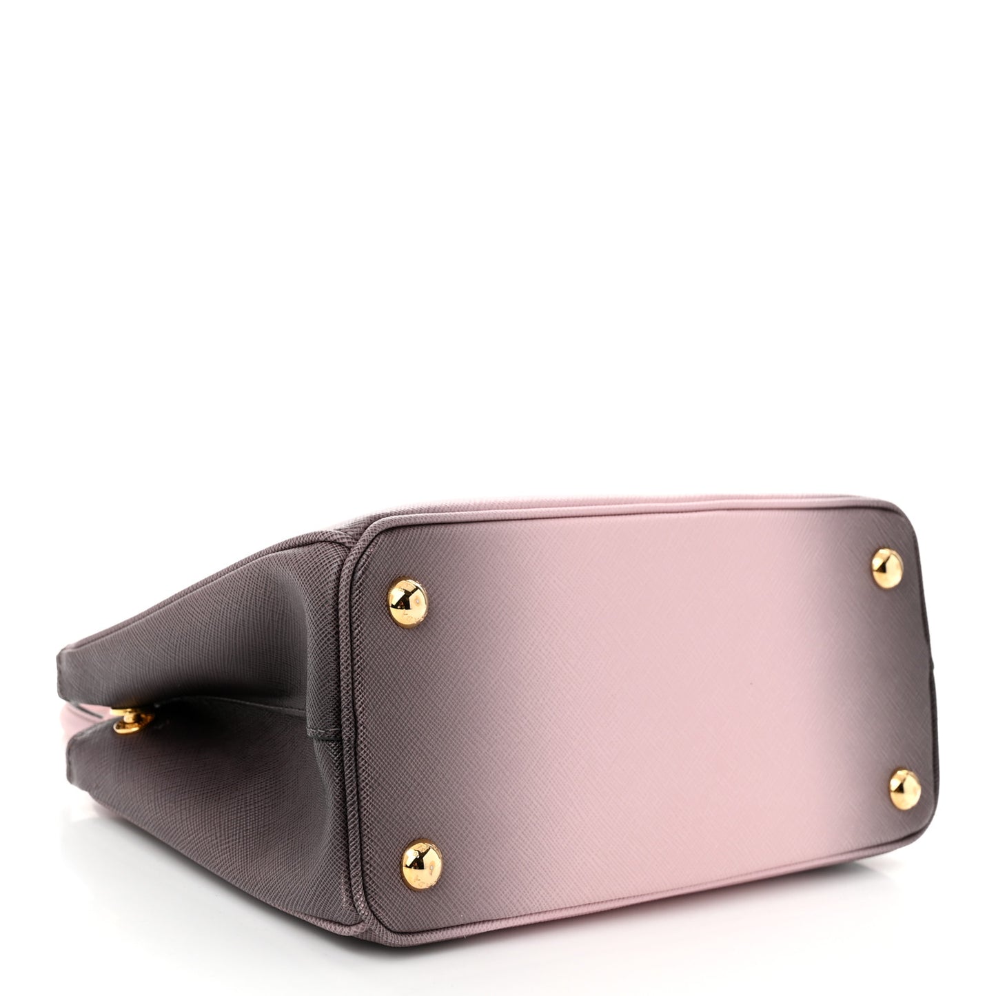 Saffiano Lux Ombre Small Galleria Double Zip Tote Gradient Pink