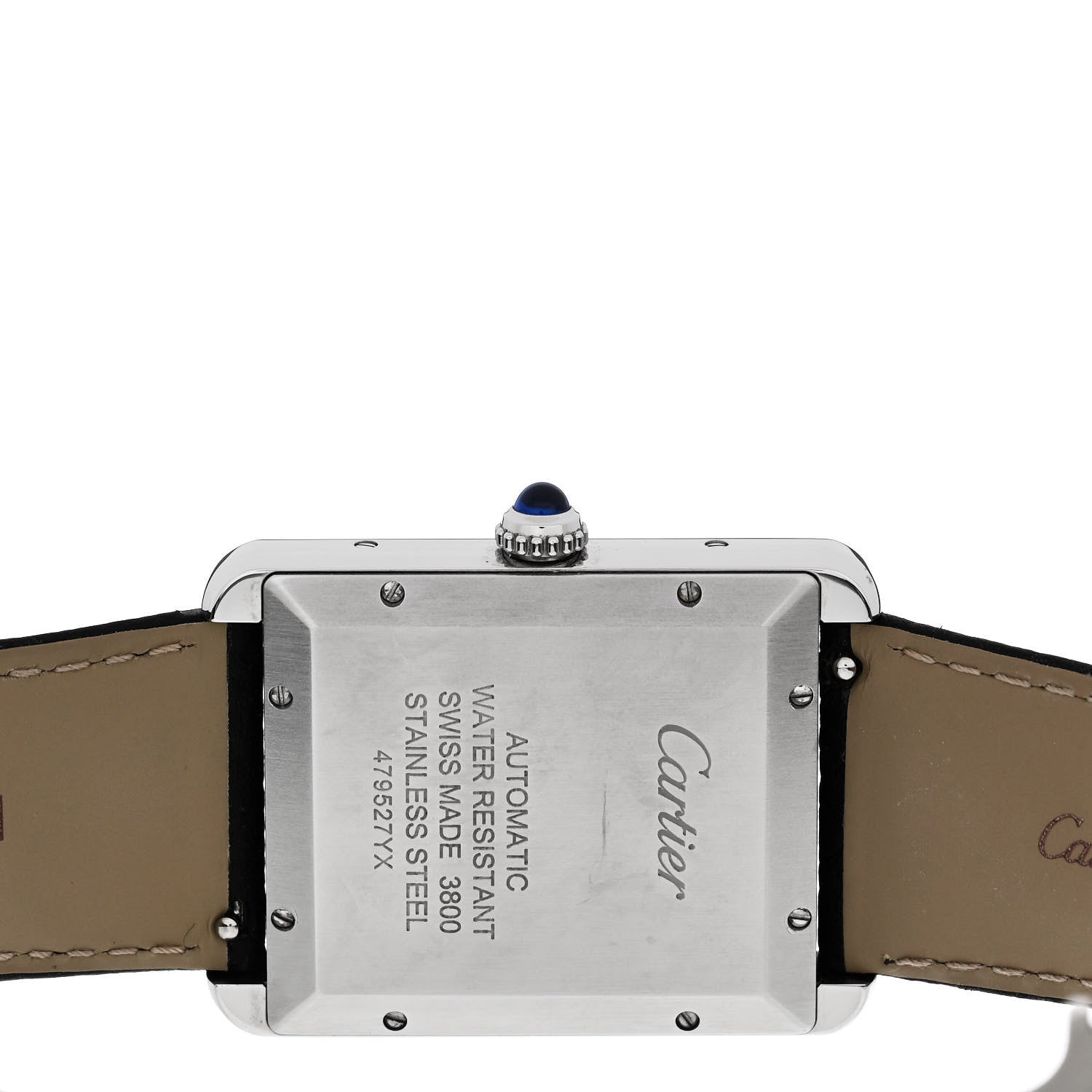 Cartier Stainless Steel Calfskin 31mm Tank Solo Automatic Watch 4 of 5