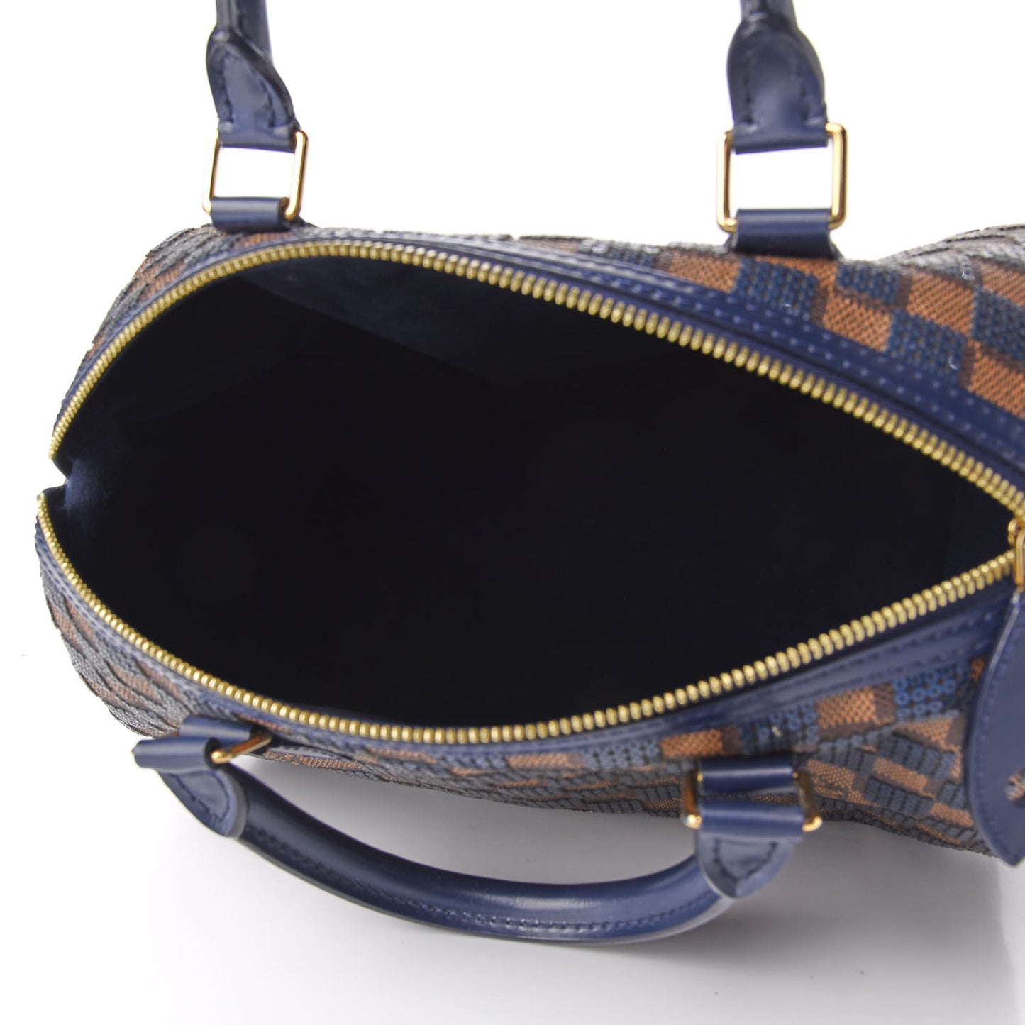 Damier Paillettes Speedy 30 Blue