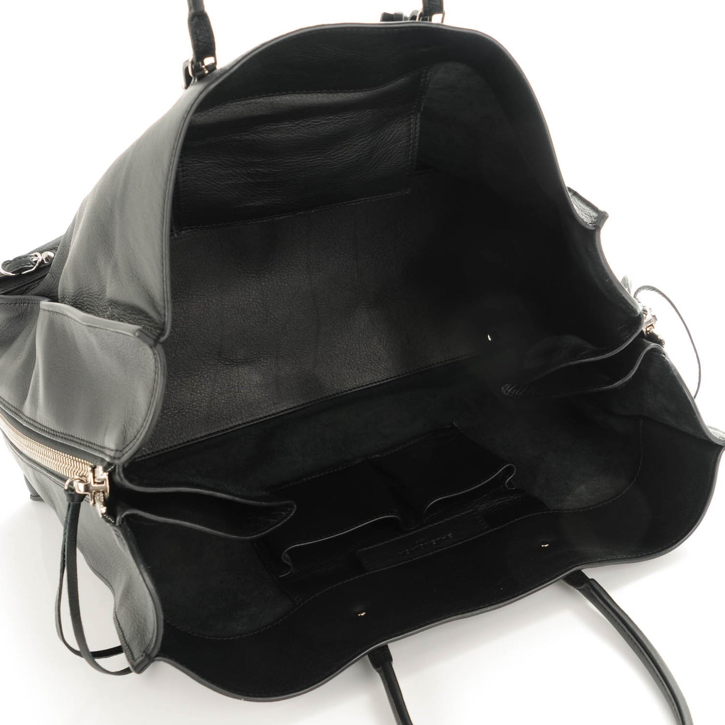 Supple Calfskin Papier A4 Tote Black