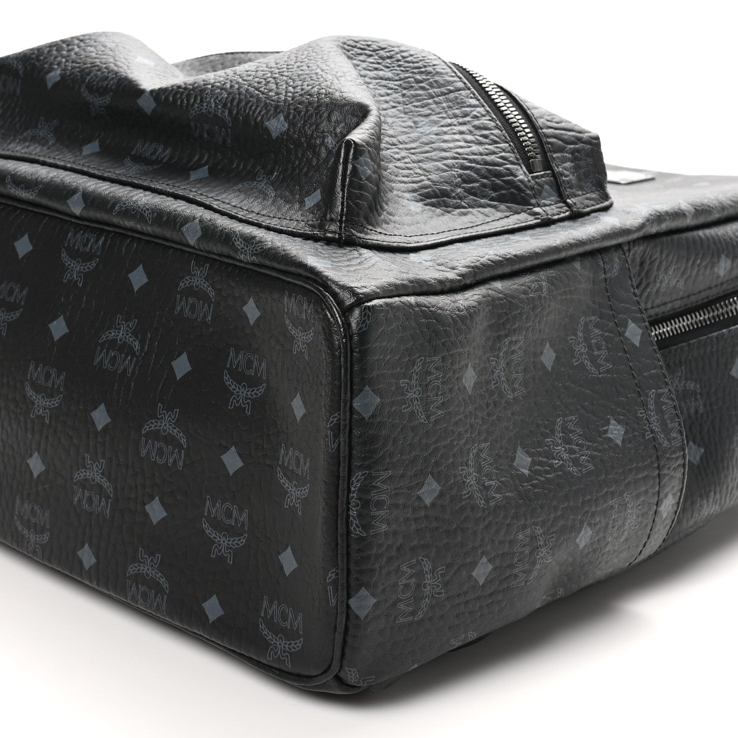 MCM Visetos Large Stark Backpack Black 9 of 9