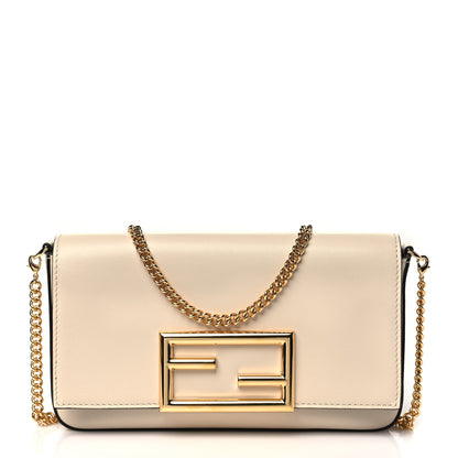 Fendi Vitello Palmellato Wallet on Chain with Pouches Camelia 3 of 12