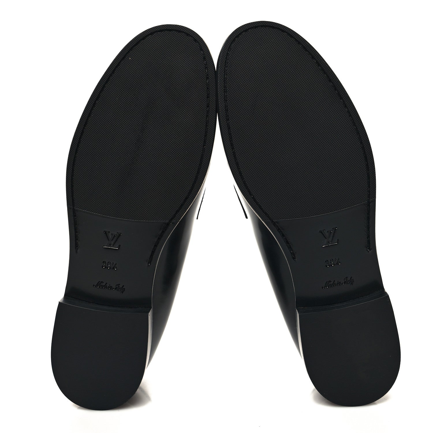 Louis Vuitton Glazed Calfskin Chess Flat Loafer 39.5 5 of 8