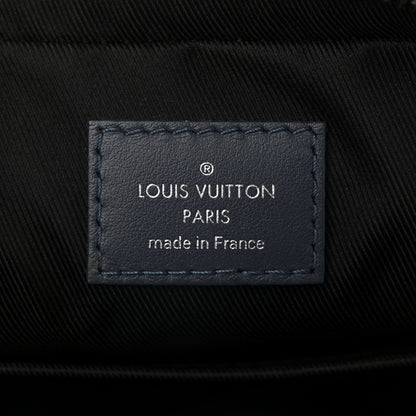 Louis Vuitton Calfskin Monogram Shadow Trio Messenger Navy River Blue 6 of 10