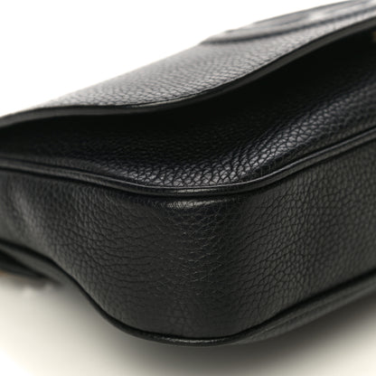 Gucci Pebbled Calfskin Medium Soho Flap Crossbody Black 10 of 12